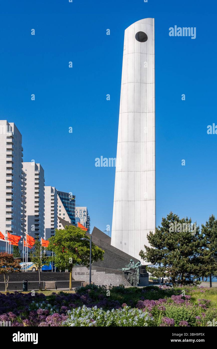 The Bow, Memorial to Lost Sailors, Rotterdam, The Netherlands Stock Photo