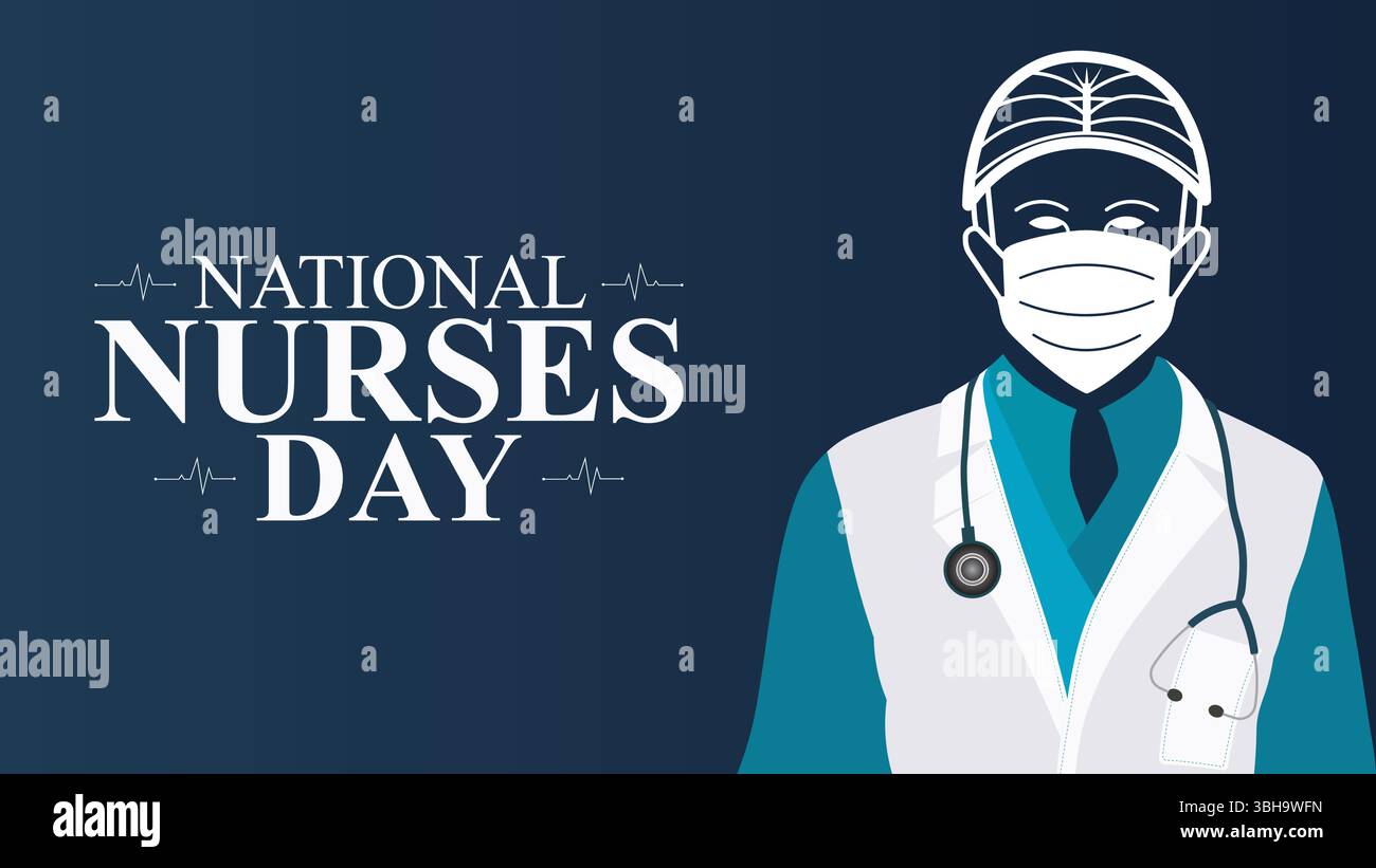 National Nurses Day, Honoring Our Healthcare Heroes Stock Vector Image ...