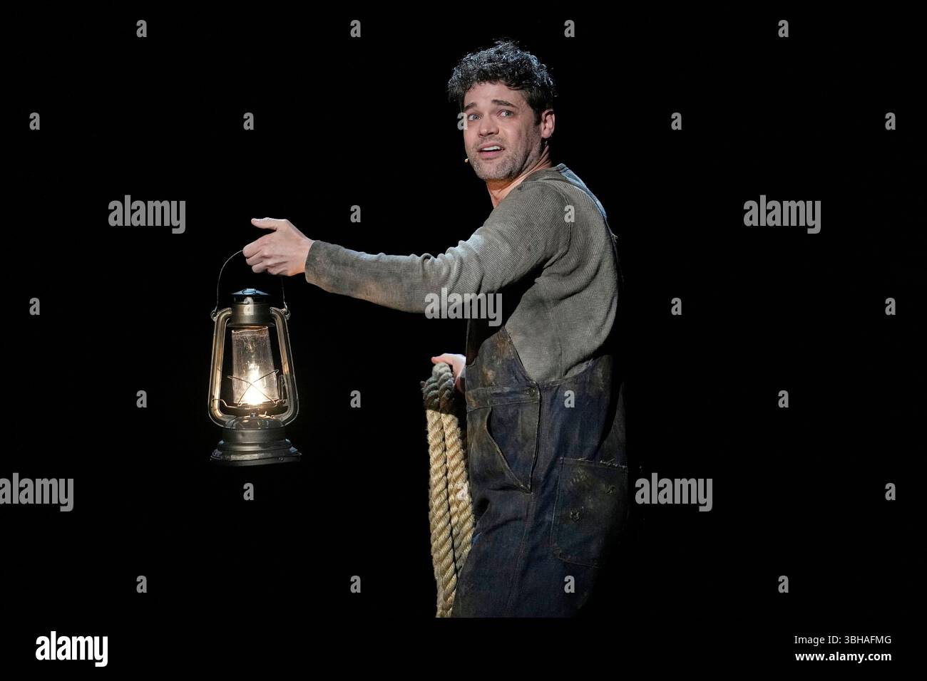 Jeremy Jordan performs a medley from "Floyd Collins" during the 78th