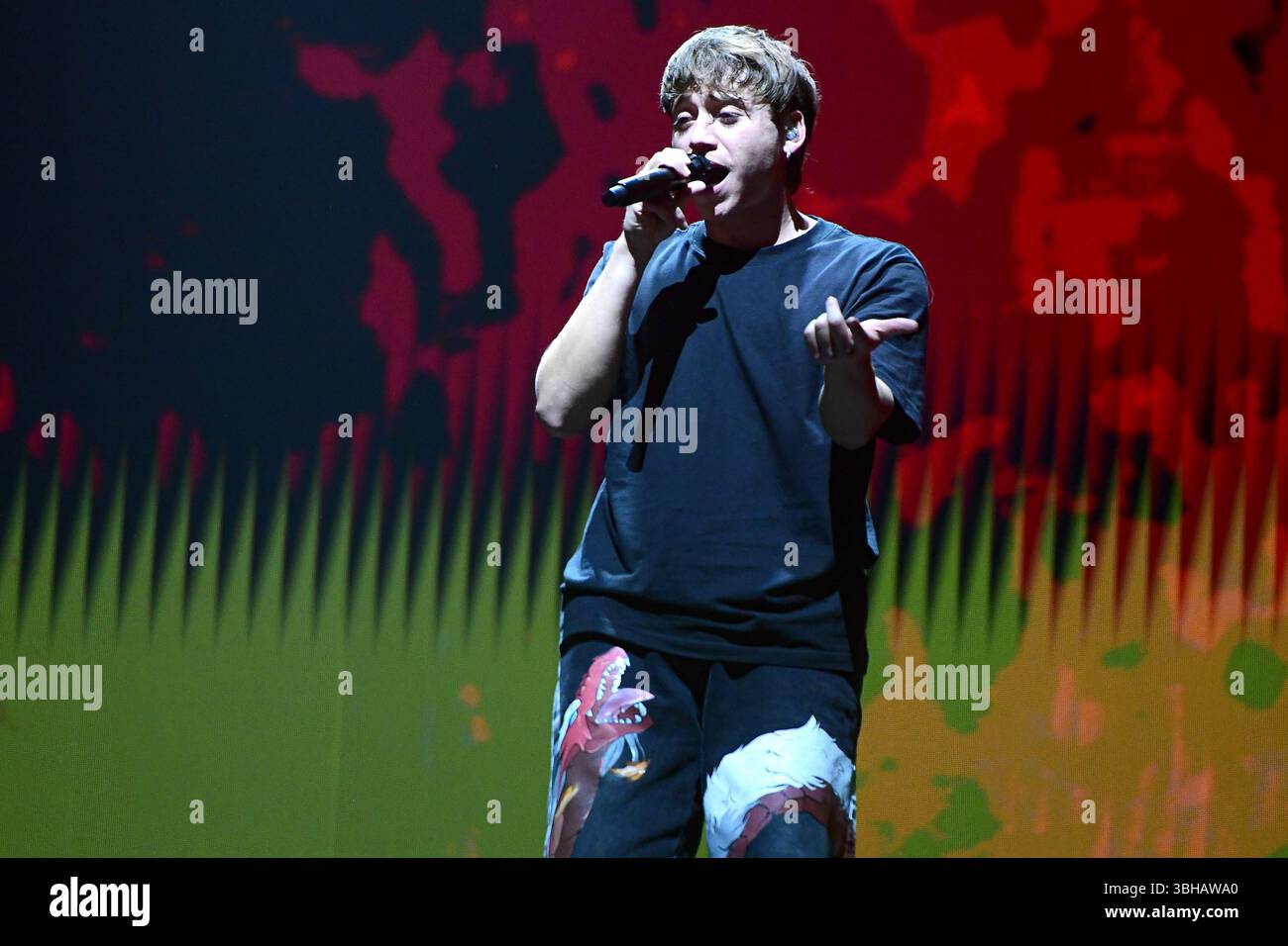Buenos Aires (8th Jun 2025). Argentinian rapper Paulo Londra, Tour 2025 ...