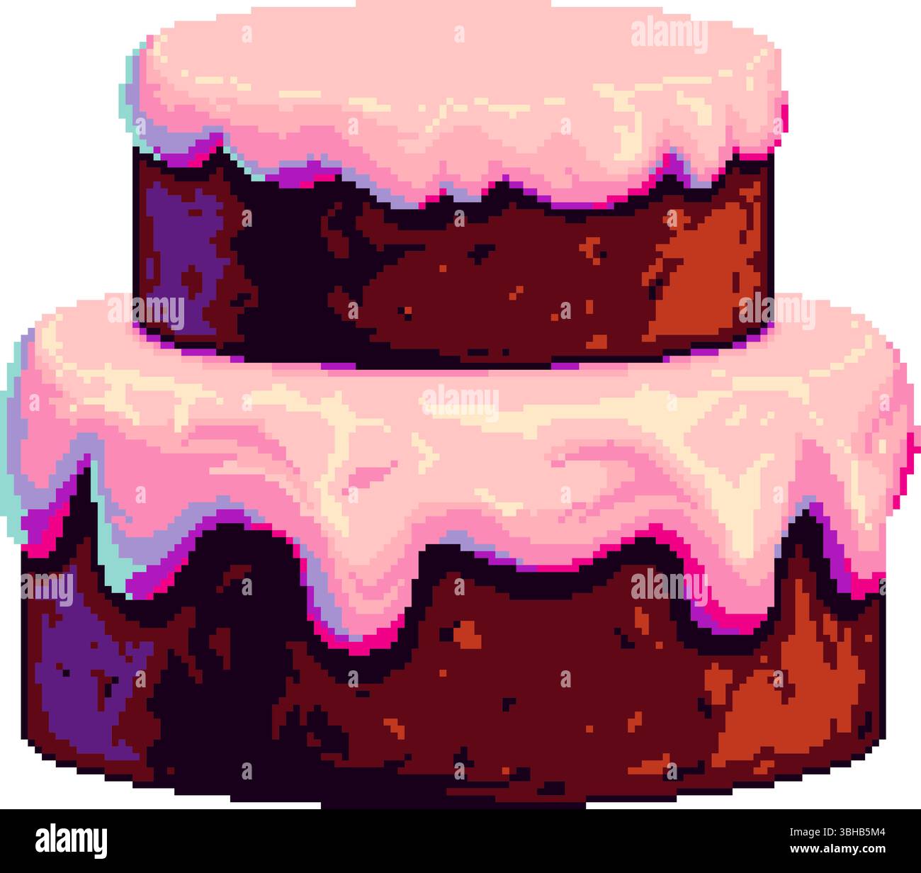 Cake pixel art hi-res stock photography and images - Alamy