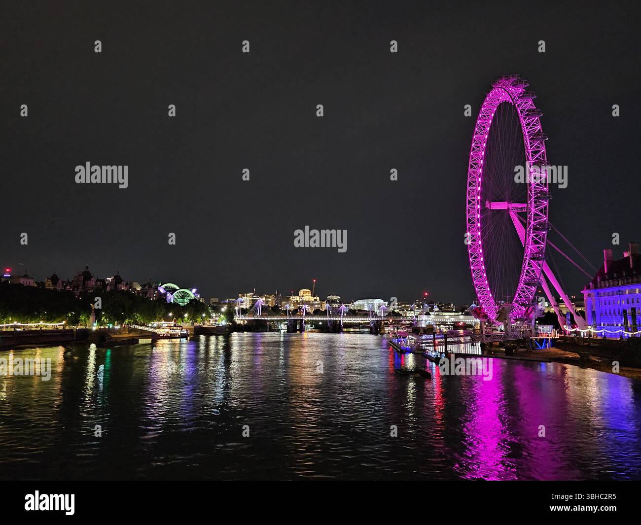 Night in London - Smartphone Captured Stock Image