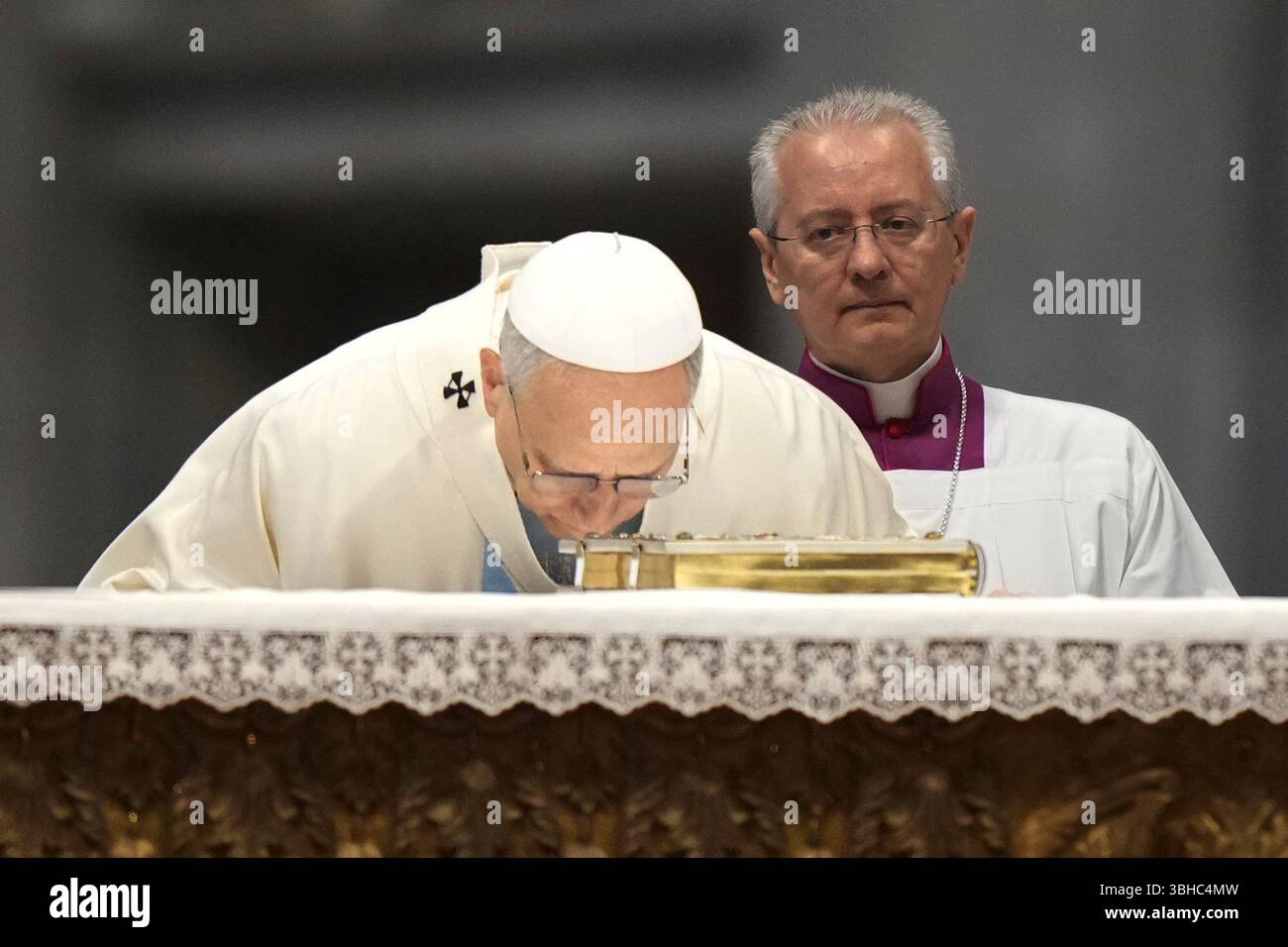 Pope Leo XIV celebrates a Mass for the Jubilee of the Holy See in the ...