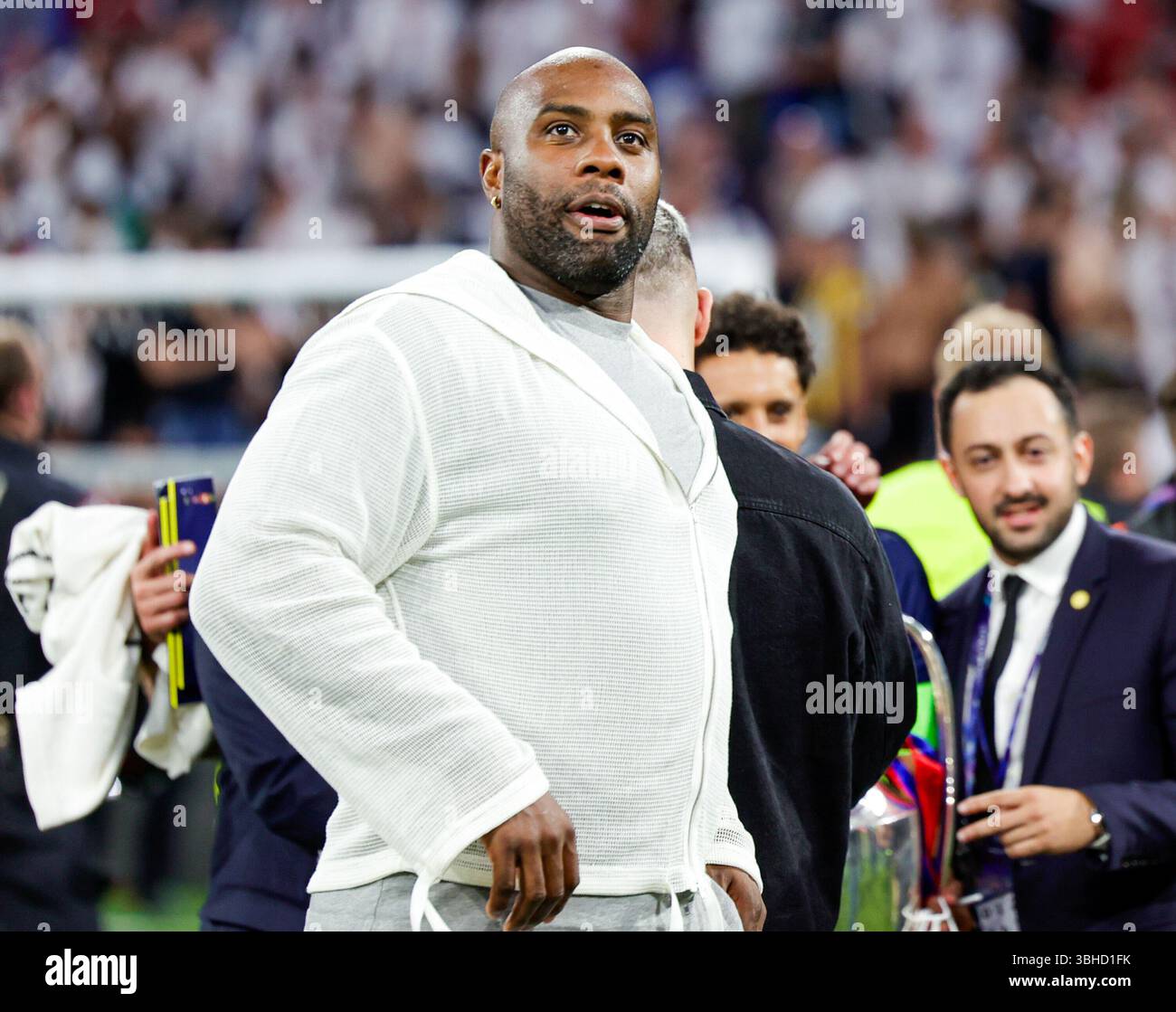 Im bild judo weltmeister teddy riner uefa champions league finale paris saint germain inter mailand muenchen muenchen arena Im bild judo weltmeister teddy riner uefa champions league finale paris saint germain inter mailand muenchen muenchen arena