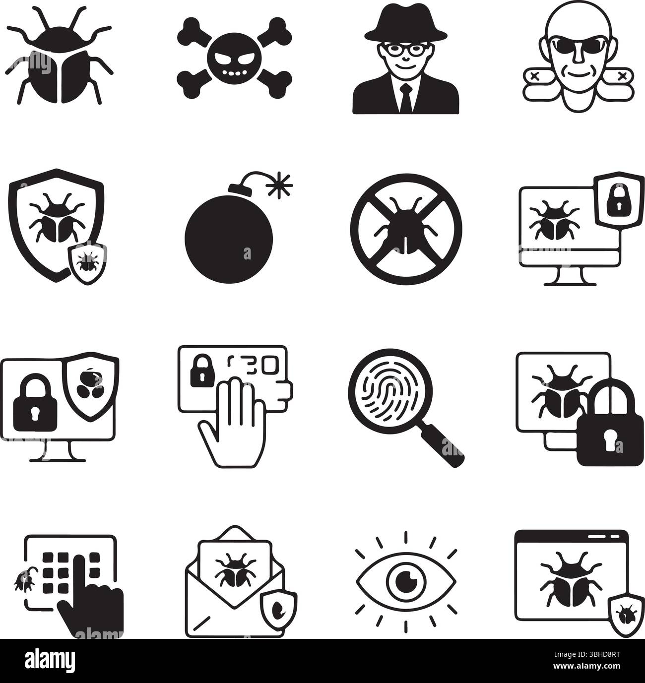 Hacking Malware Phishing Security Vector Symbols Stock Vector Image hacking-malware-phishing-security-vector-symbols-stock-vector-image