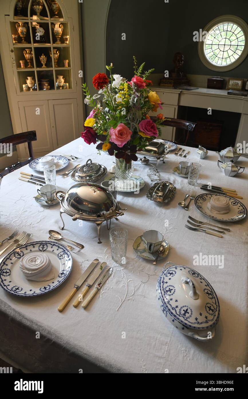 1930s dining room Stock Photo