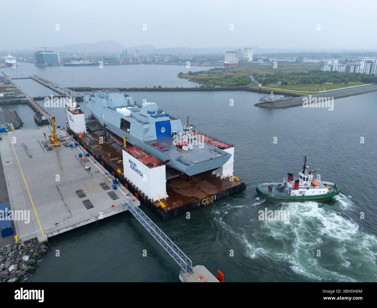 Leith, Edinburgh, Scotland, UK. 9th June 2025. HMS Venturer, a new Type ...