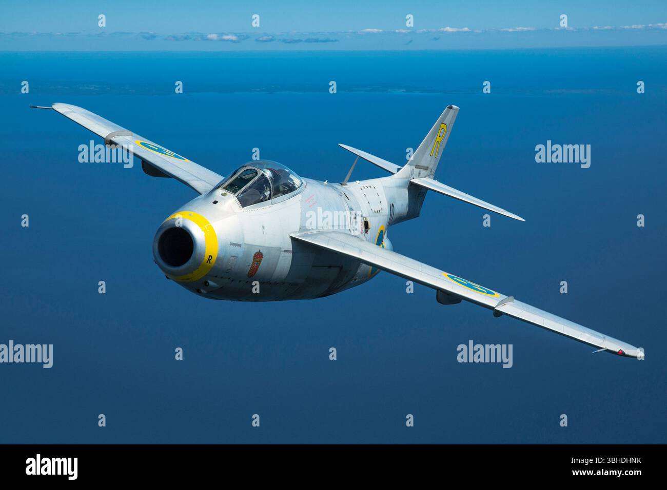 The Saab J29F Tunnan, registration SE-DXB, military code 10-R, is an ...