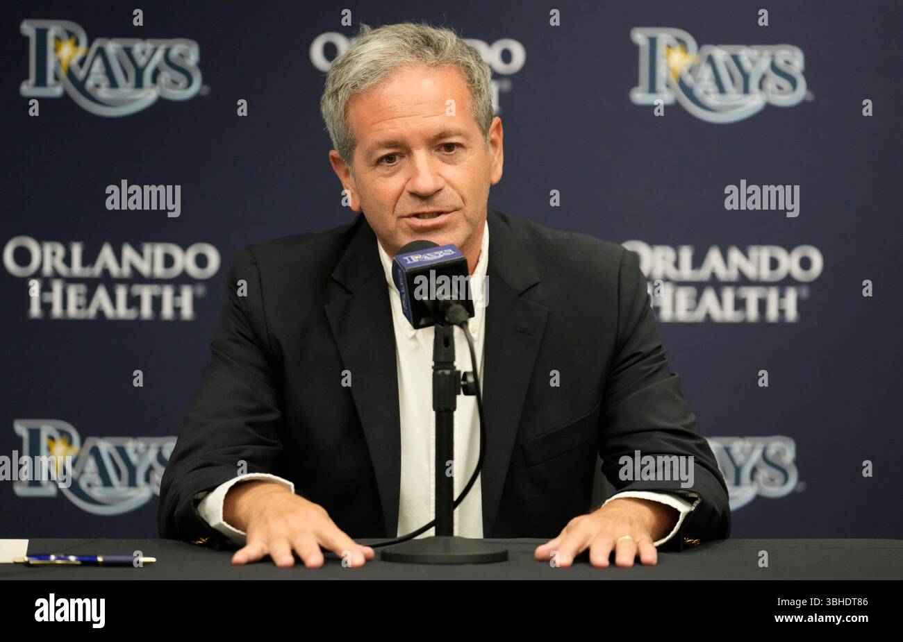 Stuart Rays Tampa Bay Rays owner Stuart Sternberg before a baseball game against ...