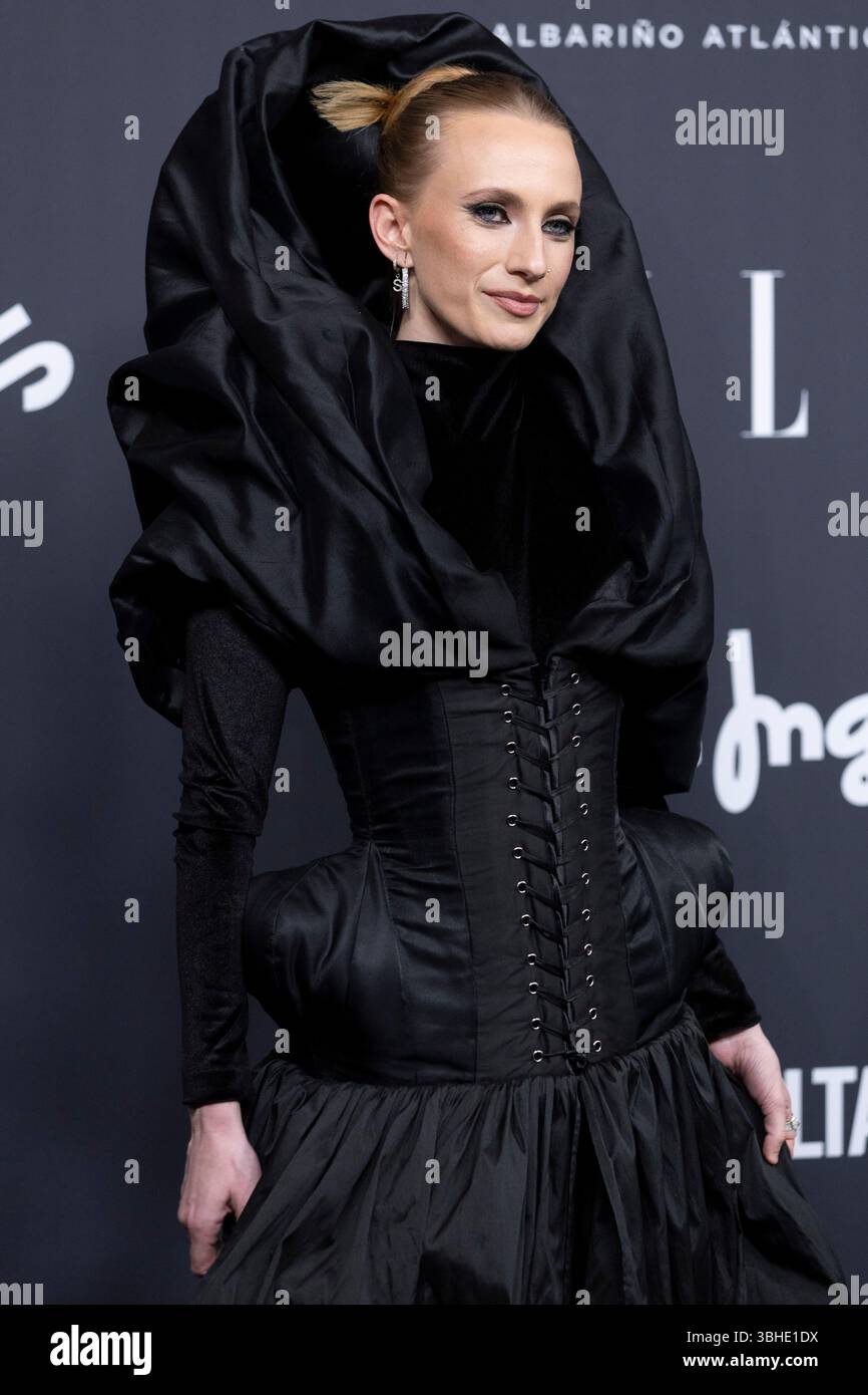madrid-spain-04th-june-2025-sarah-croft-arteta-attended-the-elle