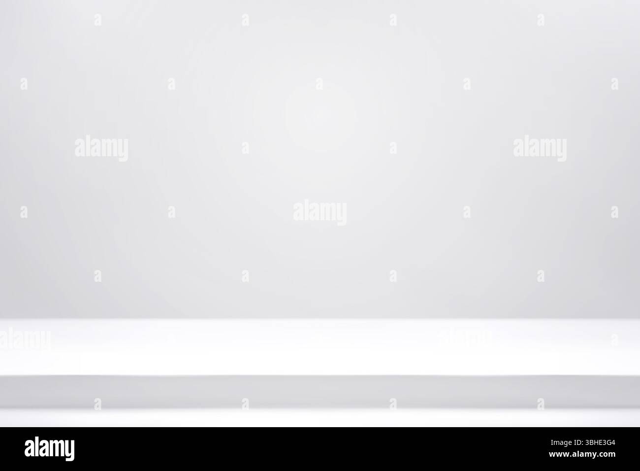 White studio background. Abstract empty room with soft light for ...