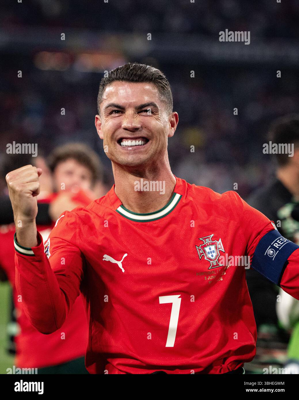 MUNICH, GERMANY - JUNE 08: Cristiano Ronaldo of National team of ...