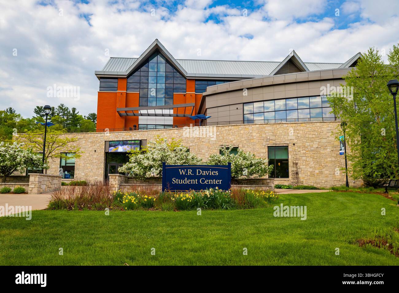 Eau Claire, WI, USA - 05-14-2025: Student Center at the University of Wisconsin-Eau Claire Stock Photo