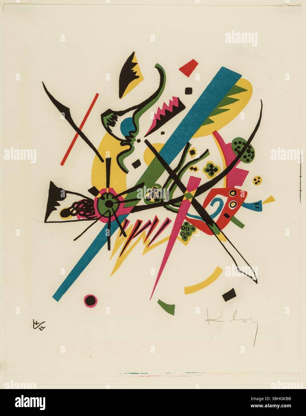 Wassily Kandinsky、e Welten（1）、希少画集画 Kleine welten i hi-res stock photography and images - Alamy