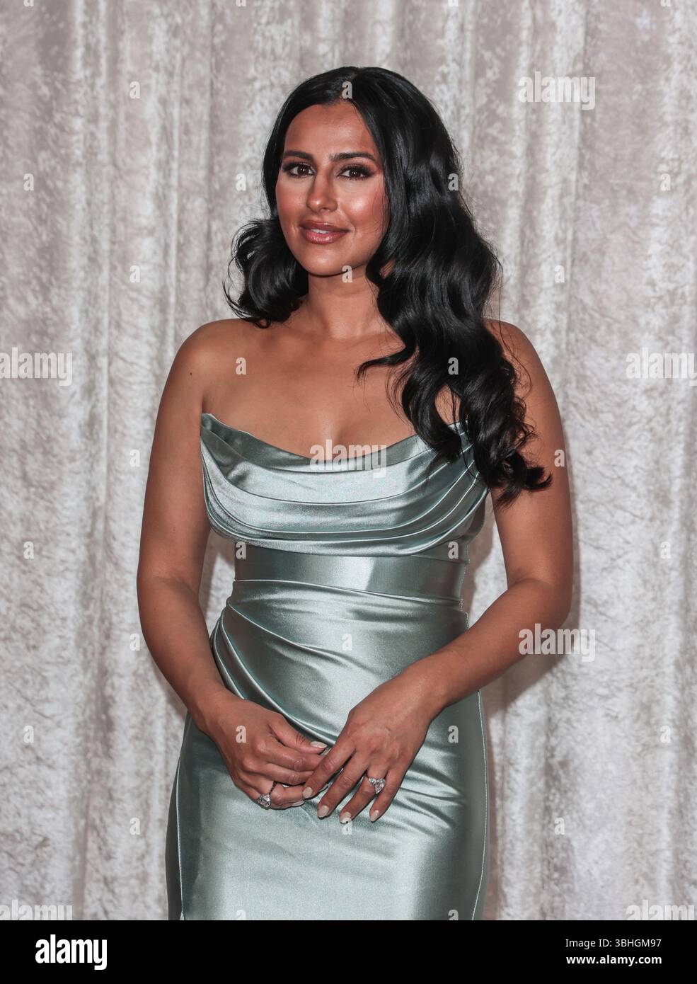 Sair Khan Seen Attending The British Soap Awards 2025 At Hackney Town 