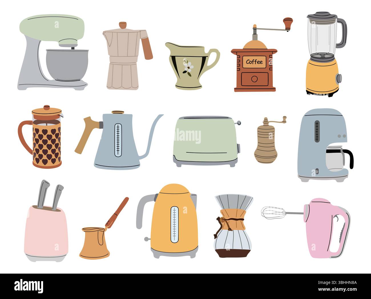Tools In Cookery Kitchen utensils, tools, equipment for cooking set Stock Vector Image ...