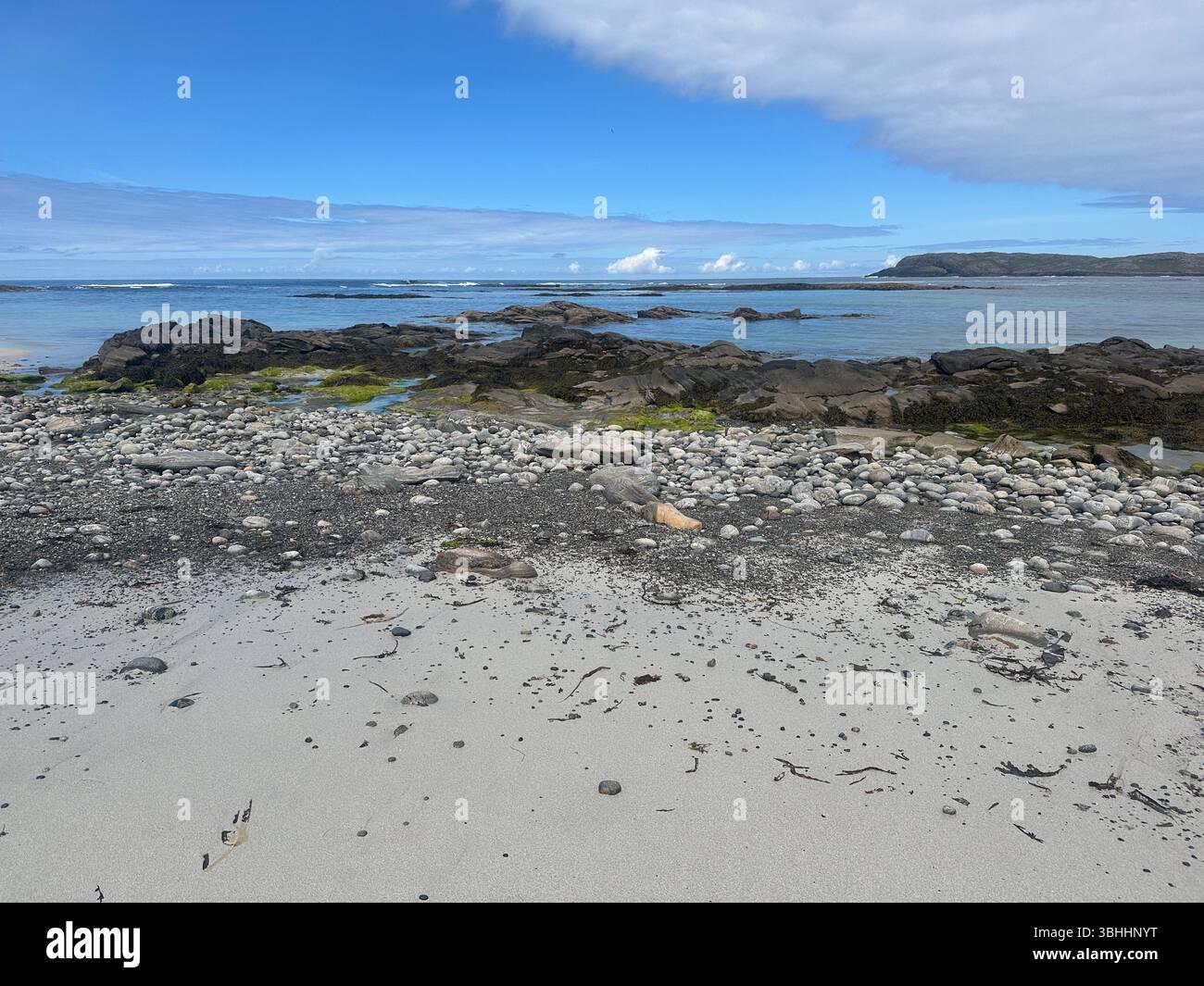 Metamorphic rocks, Seal Bay, Alladale, Barra, Outer Hebrides, Scotland ...