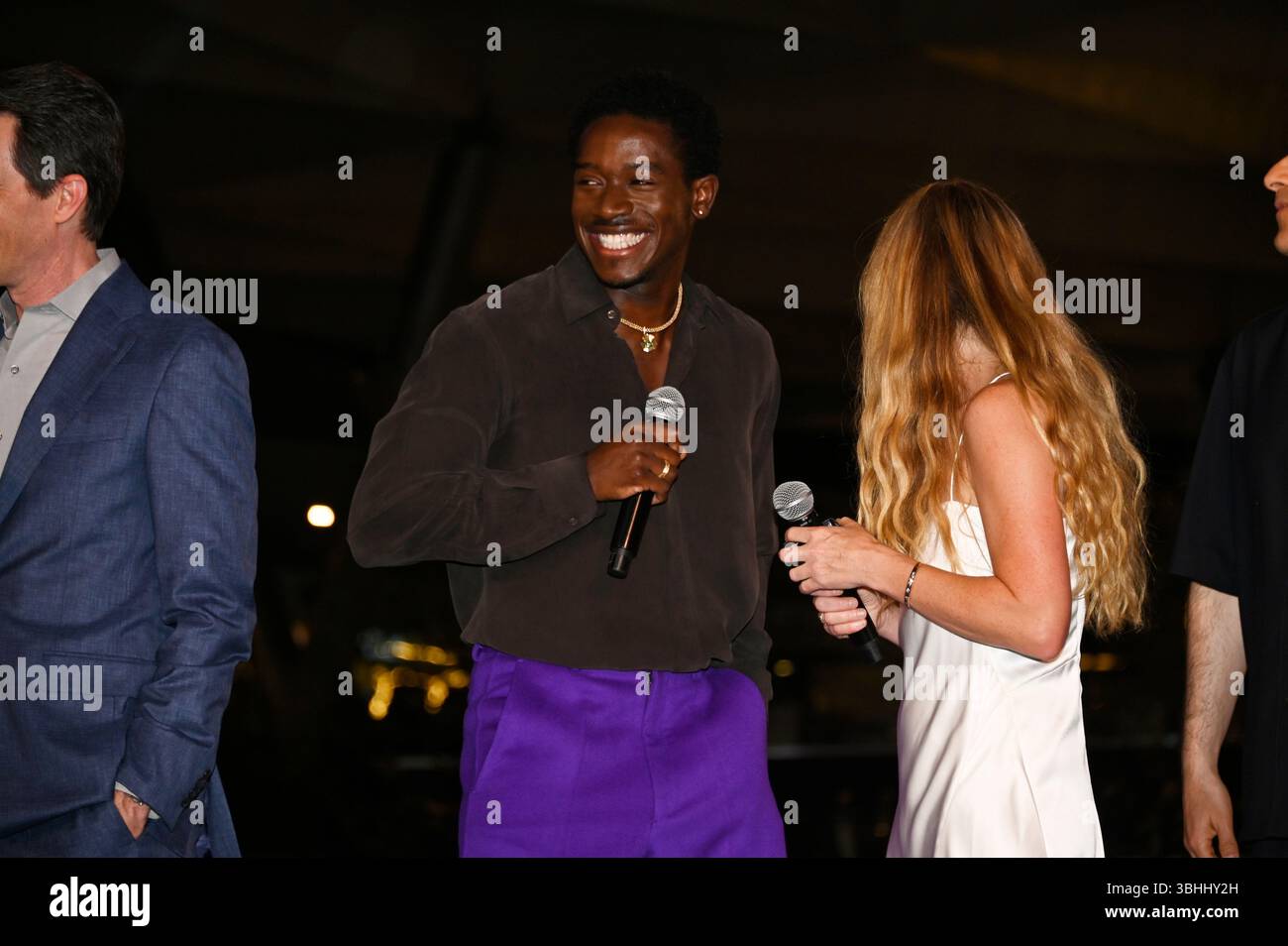 Actor Damson Idris during the black carpet for F1: The Movie at ...