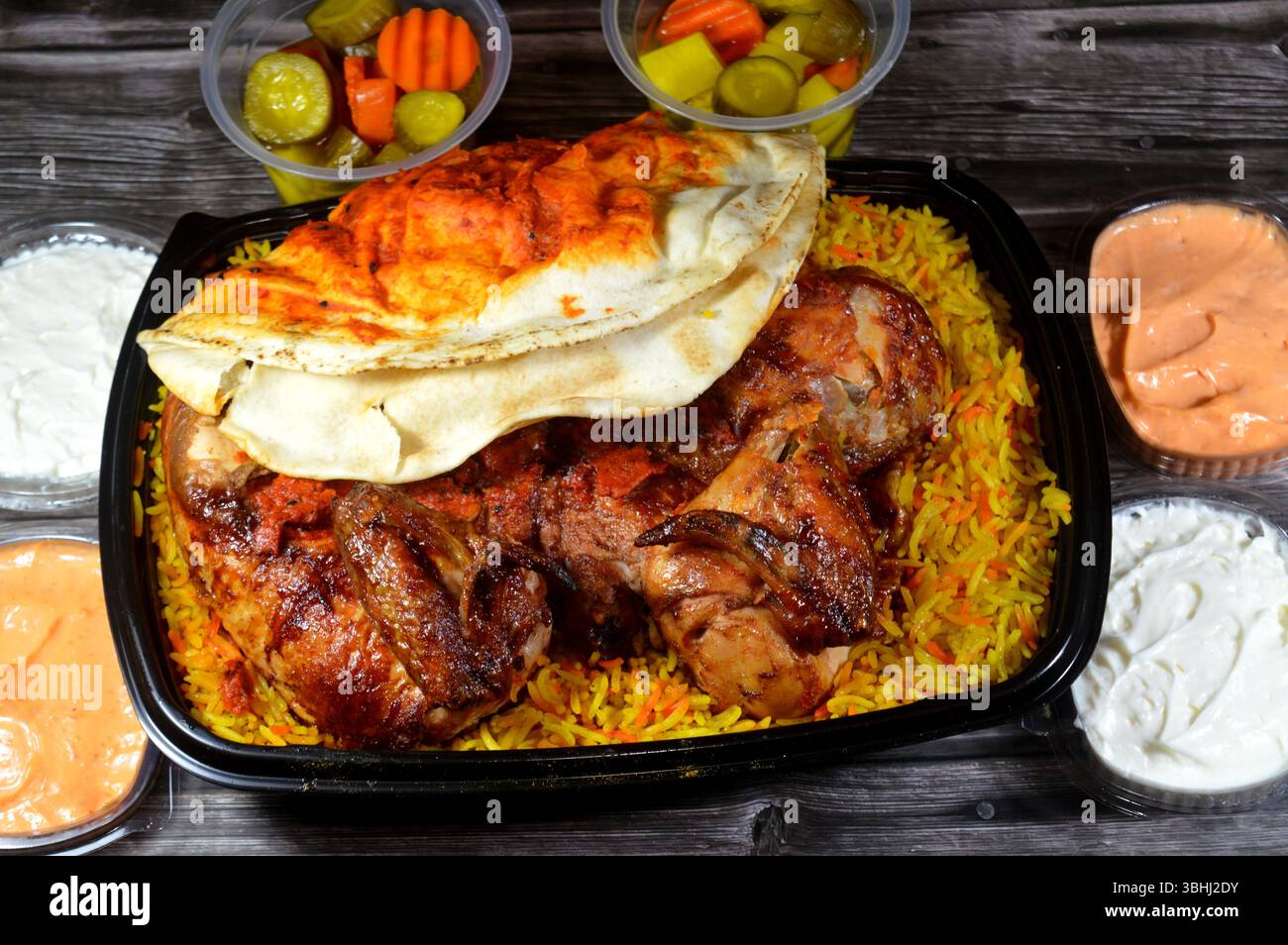 Moist and Juicy Aleppo Arabic Syrian cuisine of machine grilled ...