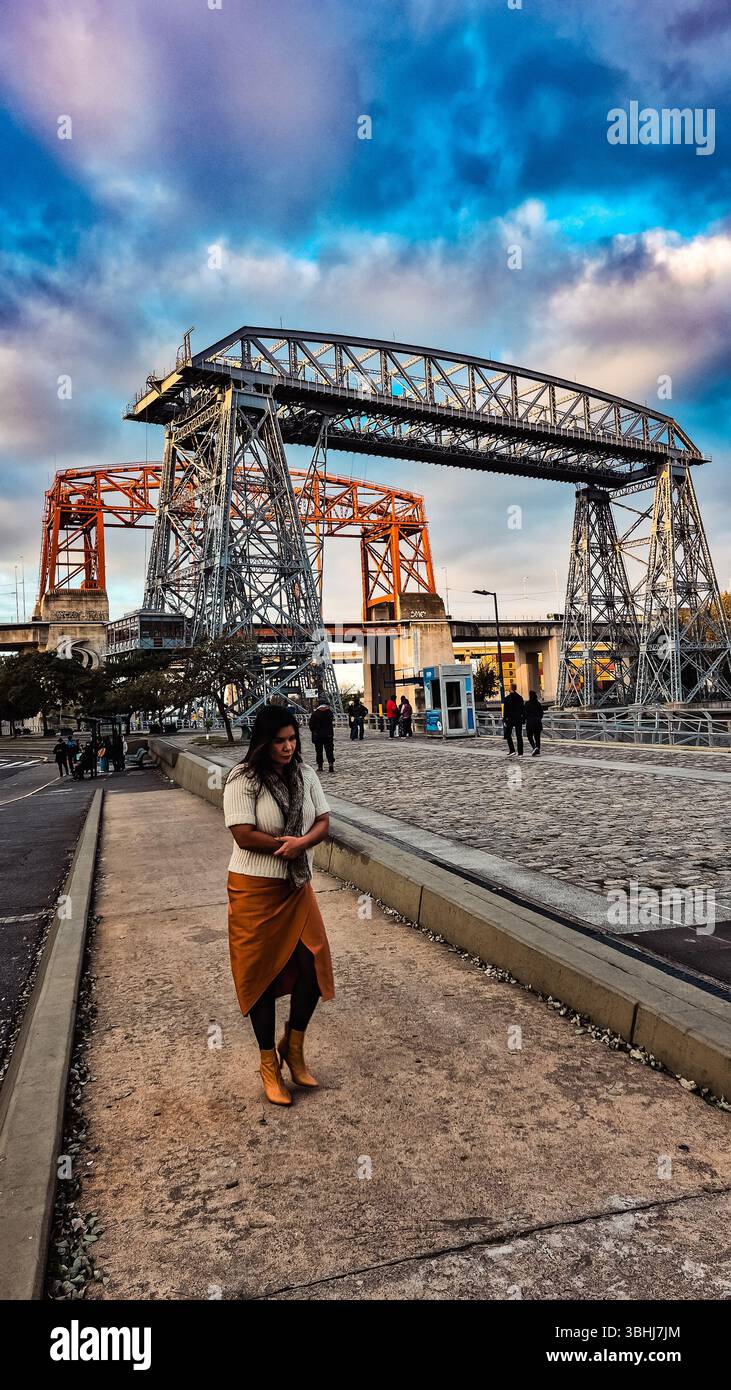 Argentina, 08.06.2025: View of same attractions and lanscapes of La Boca, neighborhood traditional tourist visit (Photo: Néstor J.Beremblum) - Smartphone Captured Stock Image