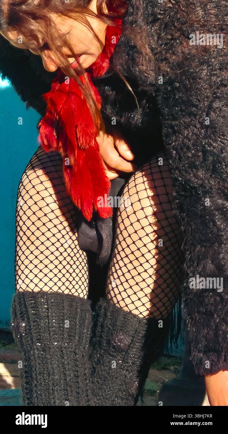 Argentina, 08.06.2025: View of same attractions and lanscapes of La Boca, neighborhood traditional tourist visit (Photo: Néstor J.Beremblum) - Smartphone Captured Stock Image