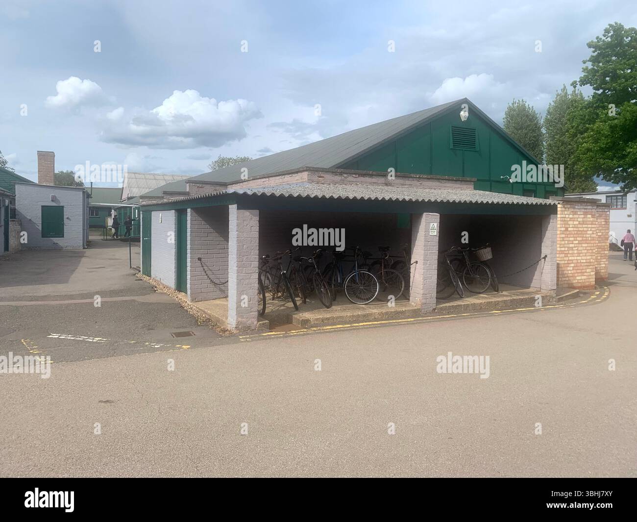 Bletchley Park wartime house mansion code breaking world war 2  and 1 old mansion British intelligence history historic place visit building building - Smartphone Captured Stock Image