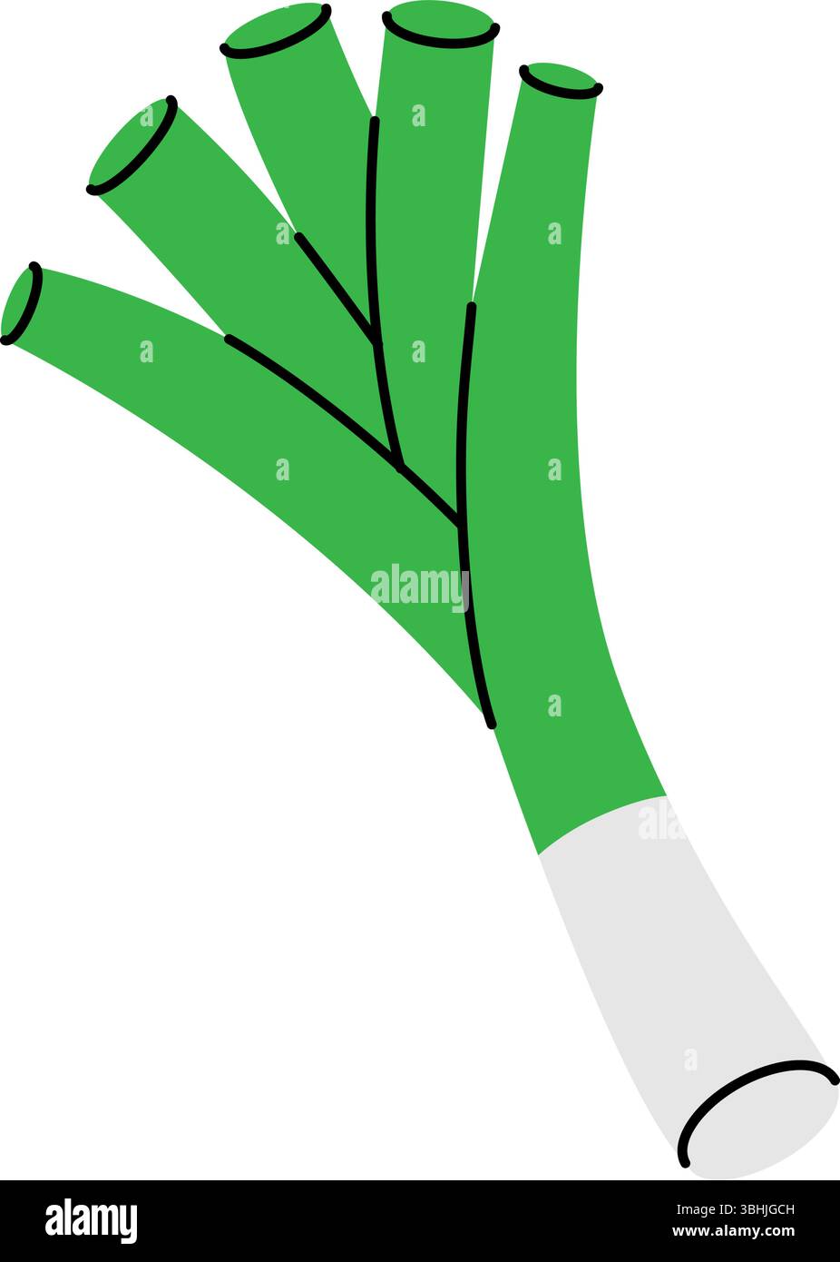 Spring Onion Symbol Spring onions. Fresh organic vegetable. Vector illustration Stock ...