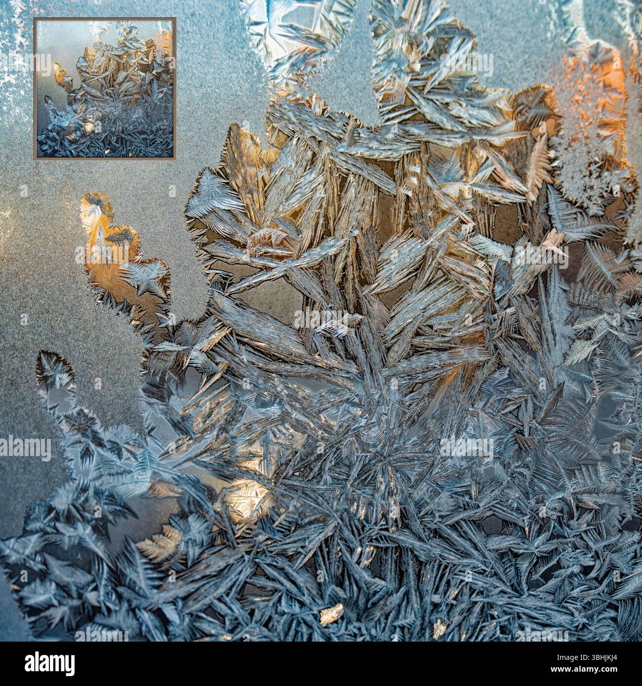 Frosted Windows Stock Photo