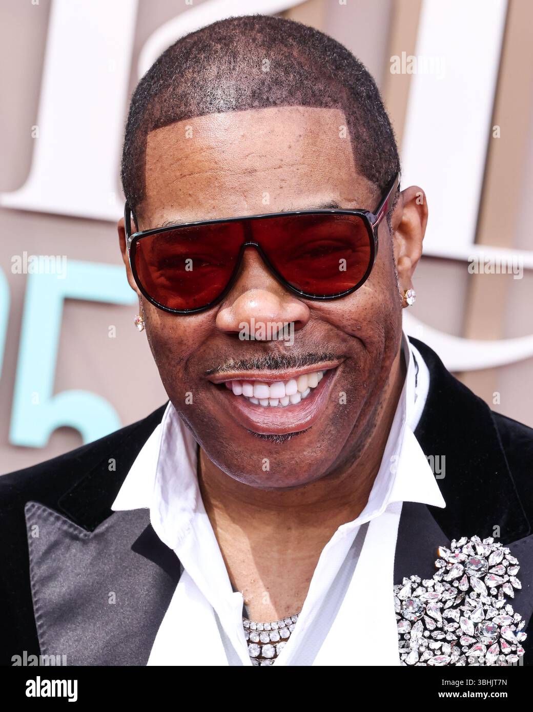 LOS ANGELES, CALIFORNIA, USA - JUNE 09: Busta Rhymes arrives at the BET ...