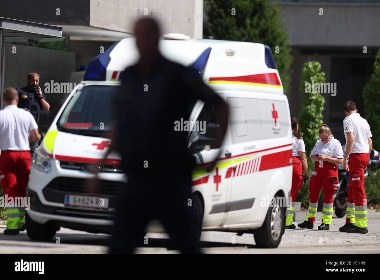 Graz, Austria. 10th June, 2025. A shooter opened fire at a high school ...