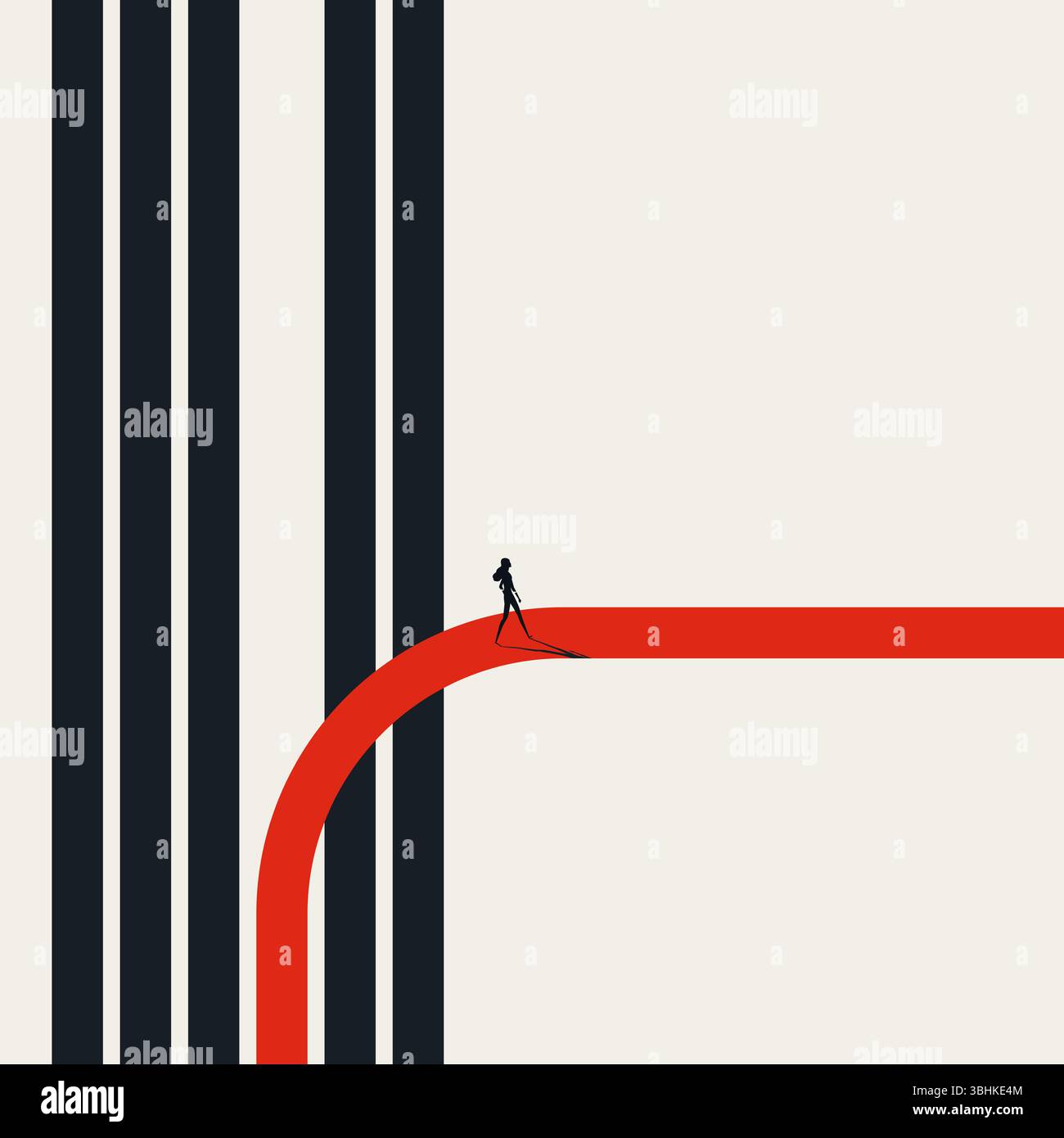 Choosing your path Stock Vector Images - Alamy
