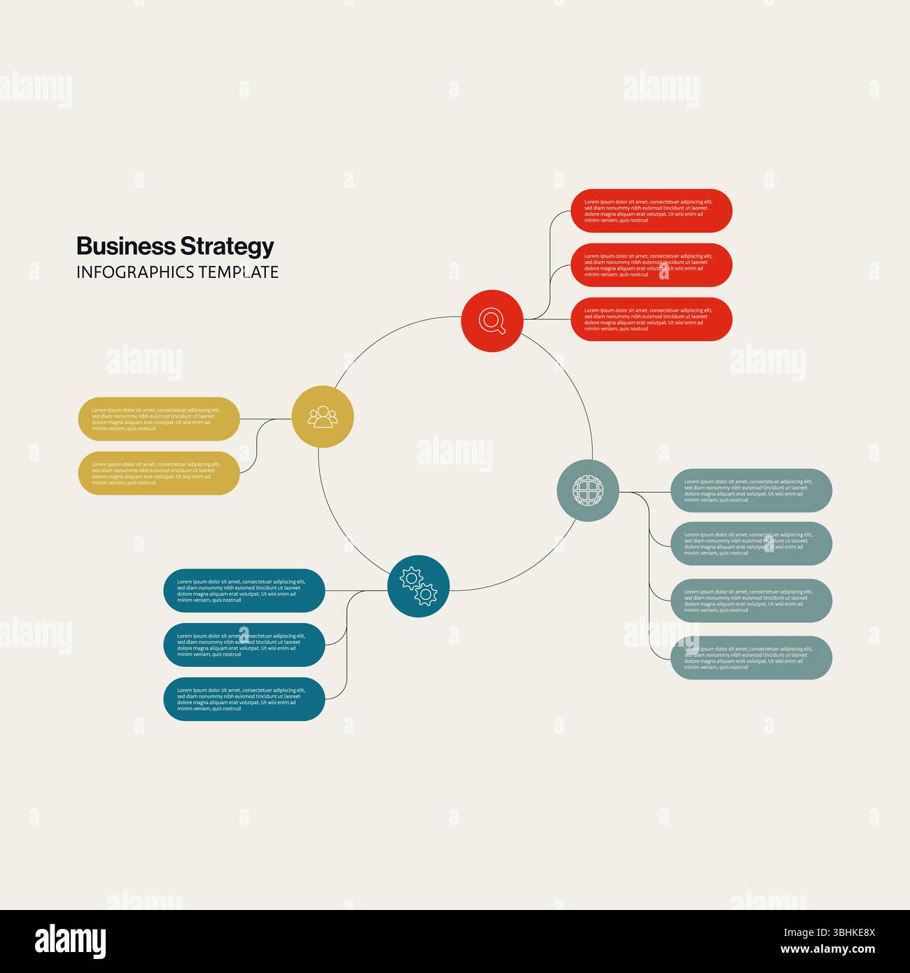 Mind map template hi-res stock photography and images - Alamy