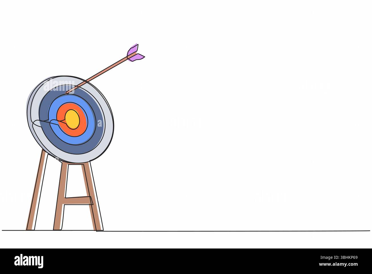Archery target inaccurate miss failure Cut Out Stock Images \u0026 Pictures -  Alamy, image size:1300x956