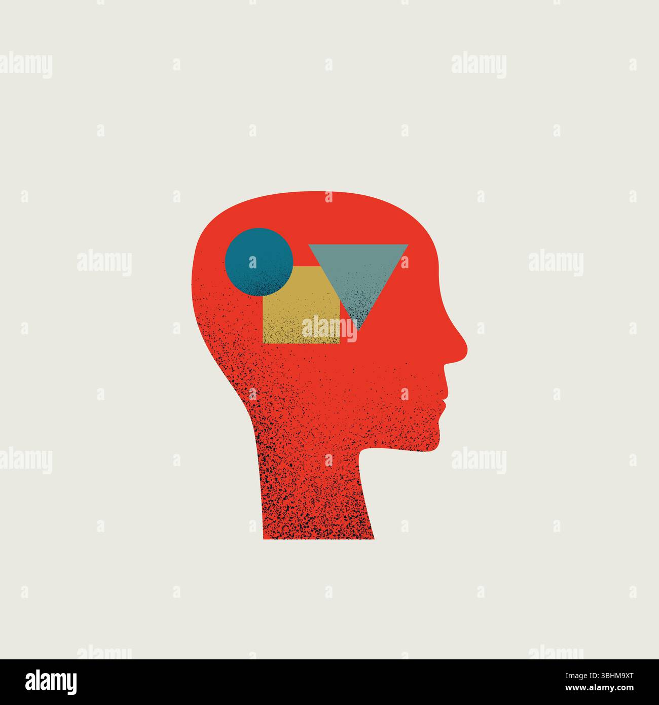 Creative thinking process vector concept. Symbol of brainstorming ...