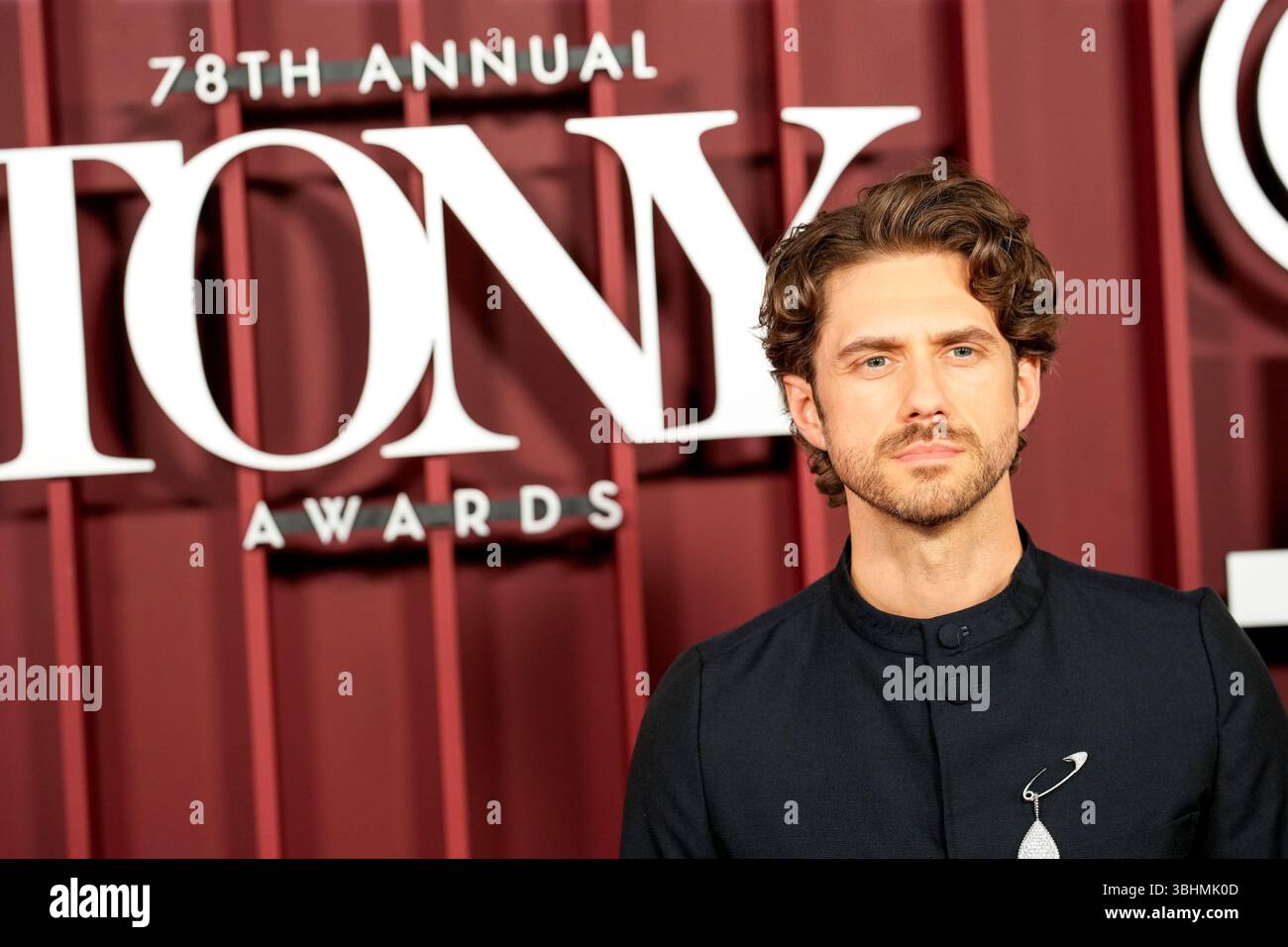 Aaron Tveit during the 2025 Tony Awards, held at Radio City Music Hall ...