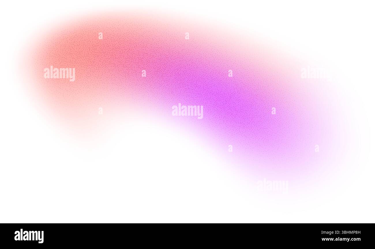 Abstract gradient shape with noise, purple and red blurred grainy color ...