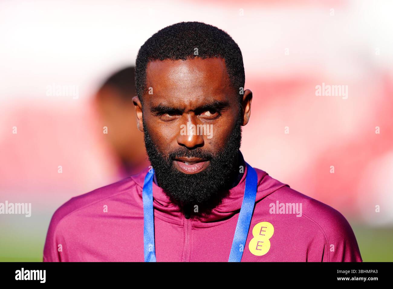 England Coach Justin Cochrane During The International Friendly Match England Coach Justin Cochrane During The International Friendly Match