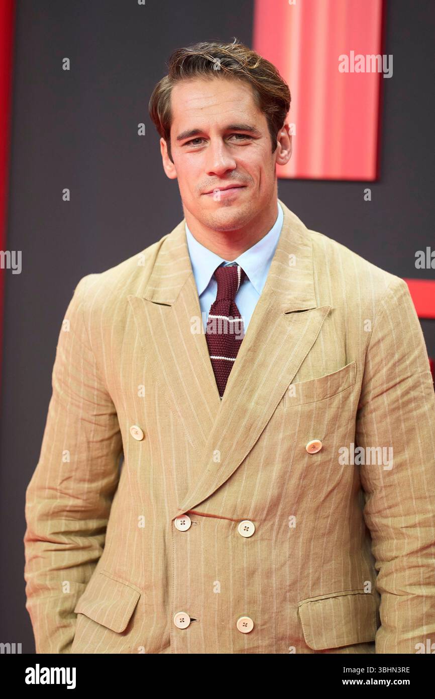Martino Rivas attends Netflix Spain's 10th anniversary party red carpet ...