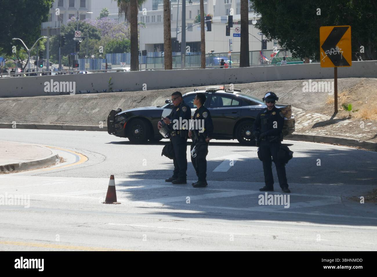 Los Angeles, California, USA 10th June 2025 Police during LA Protests ...
