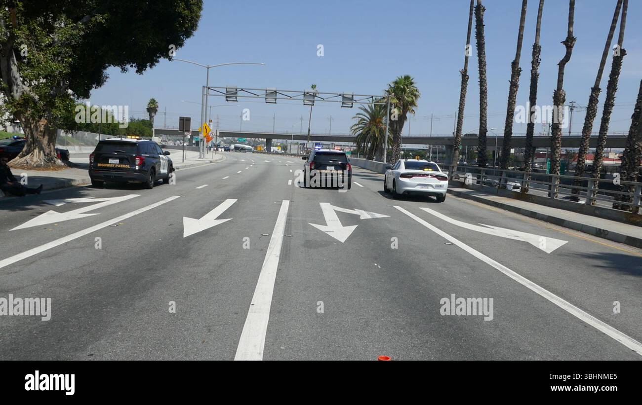 Los Angeles, California, USA 10th June 2025 Police during LA Protests ...