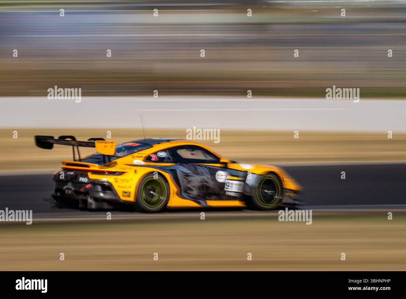 Absolute Racing Porsche Rear The Absolute Racing Porsche 911GT3R (992) driven by MATT CAMPBELL in ...