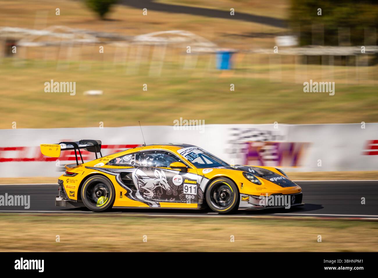 Absolute Racing Porsche Rear The Absolute Racing Porsche 911GT3R (992) driven by MATT CAMPBELL in ...