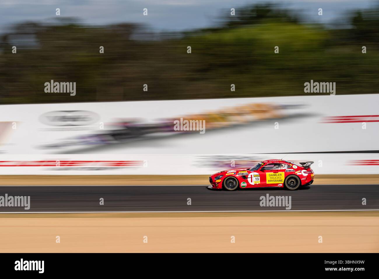 The Team Nineteen Mercedes-AMG GT3 driven by MARK GRIFFITH in the GT4 ...
