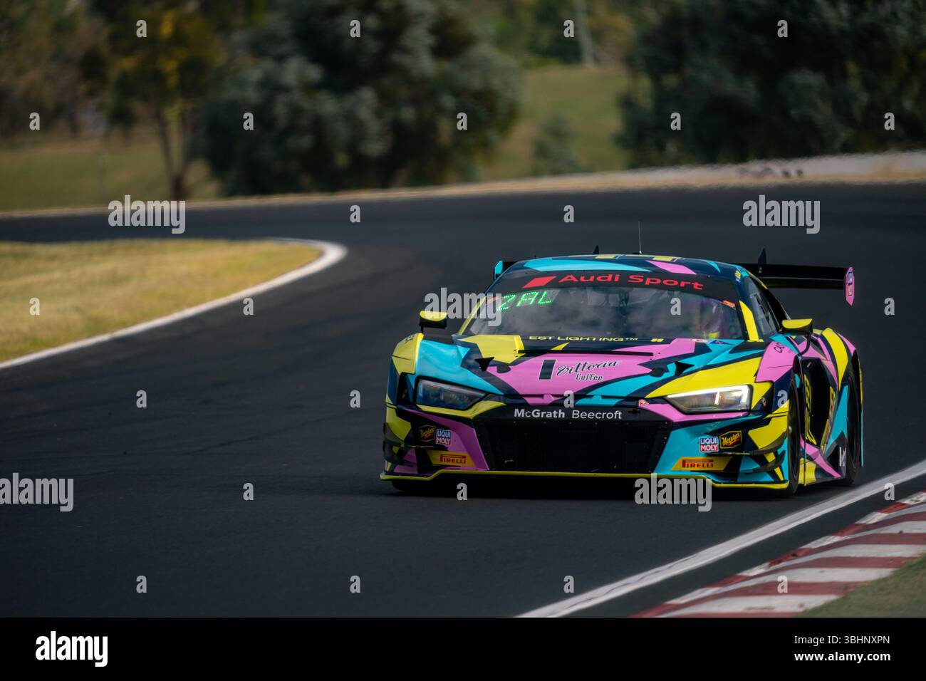 The Geyer Valmont Racing / Tigani Motorsport Audi R8 LMS EVO II driven ...