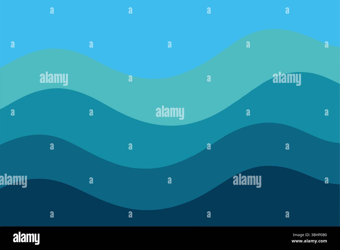 Abstract blue wave layers background design Stock Vector Image & Art ...