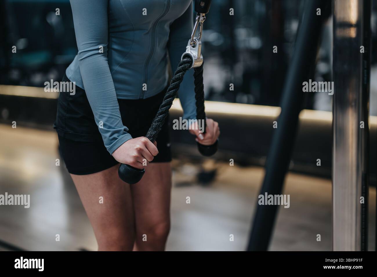 Strength training attachment hi-res stock photography and images - Alamy