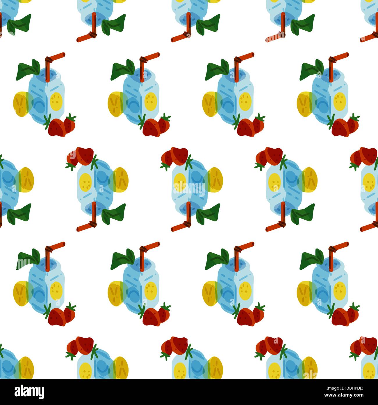 Diagonal fruit pattern hi-res stock photography and images - Alamy