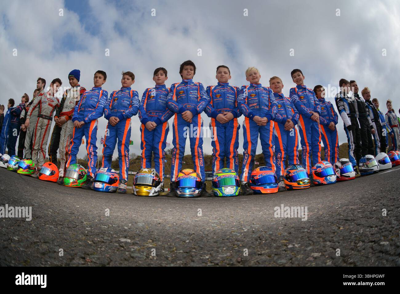 Rowrah Zak O'Sullivan - Karting - 2016 - Rowrah Circuit Stock Photo - Alamy