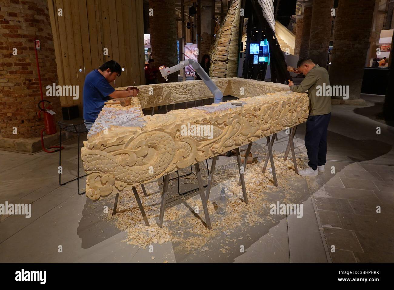 Venedig, Biennale, Arsenale, Bhutan // Venice, Biennale, Arsenale, Bhutan Stock Photo