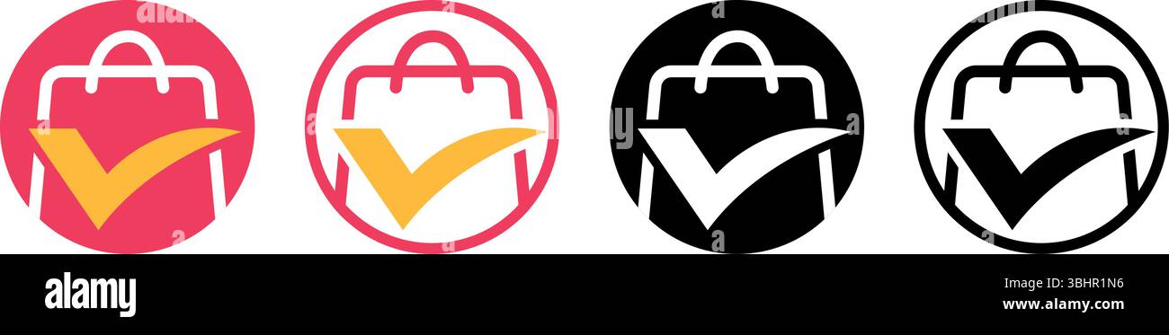 Set of round different Aliexpress mobile app icons, isolated on a ...